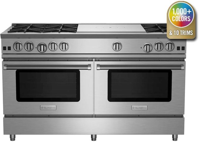 BlueStar® RNB Series 60" Custom Pro Style Gas Range