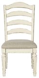 Signature Design by Ashley® Realyn 5-Piece Chipped White Dining Table Set-3