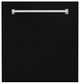 ZLINE Monument Series 24" Black Matte Dishwasher Panel-2