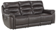 Mazin Furniture Lance Brown Power Double Reclining Sofa-0
