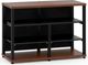 Salamander Designs® Synergy Open Center Twin 30 AV Cabinet-Dark Cherry/Black-0