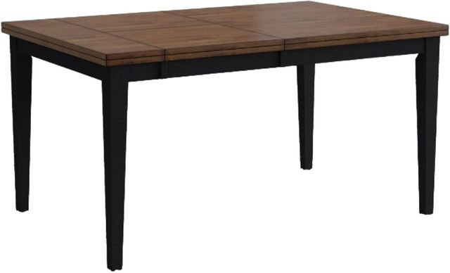 A-America® Stormy Ridge Chicory Dinette with Slate Black Base-2