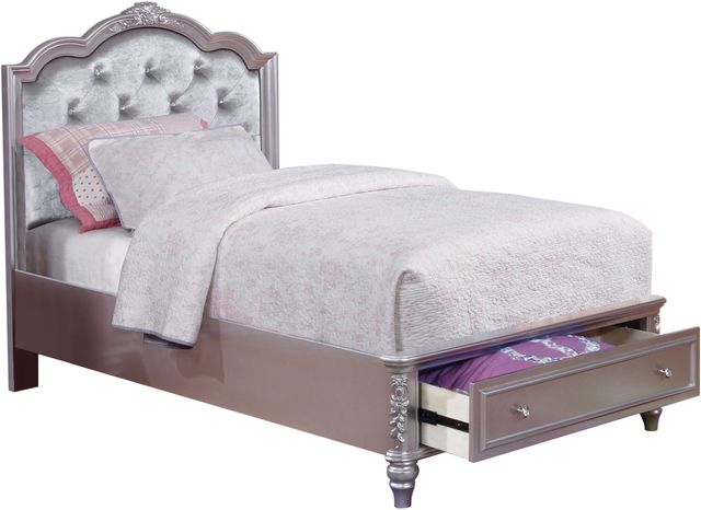 Coaster® Caroline Metallic Lilac Full Storage Bed-0