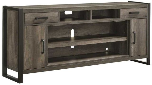 Liberty Furniture Tanners Creek Graystone 78" Fireplace TV Console-0