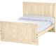 Crate Designs™ Furniture Unfinished Queen Panel Bed-0