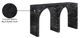 Meridian Furniture Faenza Black Console Table-5