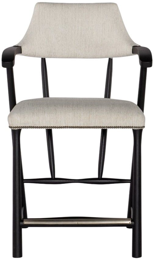 Hooker® Furniture Linville Falls Stack Rock Remington Porcelain/Shadow Counter Stool-2