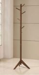Coaster® Devlin Walnut Coat Rack with 6 Hooks-1