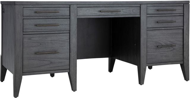 aspenhome® Preston Urbane Gray 66" Executive Desk-0