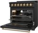 Thor Kitchen® Gordon Ramsay 36" Black/Bronze Freestanding Pro Style Gas Range with Precision Knob-4