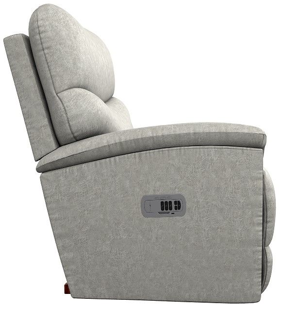 La-Z-Boy® Trouper Dove Power Rocking Recliner with Headrest and Lumbar-3