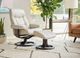Fjords® Customizable Muldal R Classic Comfort Small Manual Reclining Chair with Footstool-2