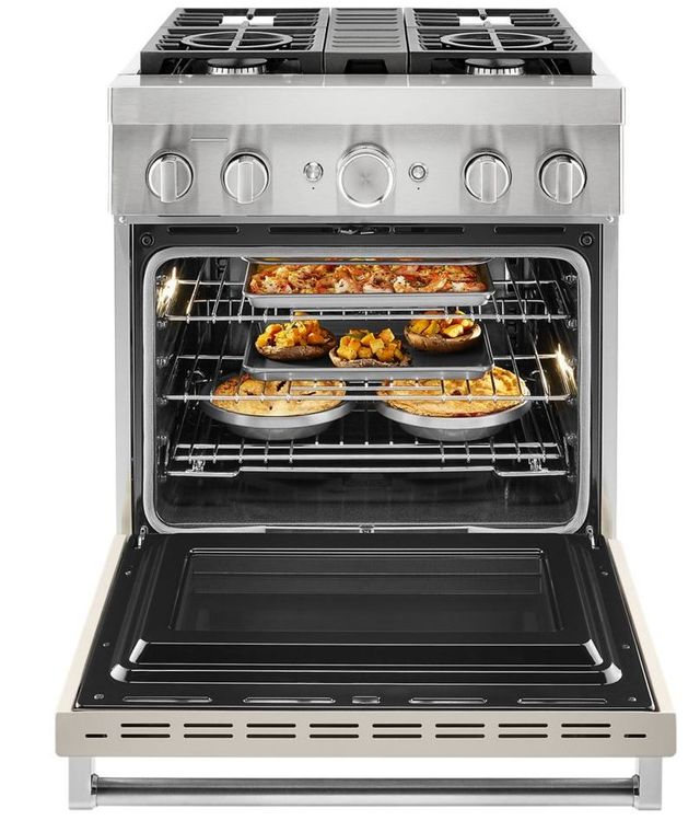 KitchenAid® 30" Milkshake Pro Style Dual Fuel Range-2