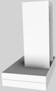 Vent-A-Hood® K Series 30" White Contemporary Wall Mounted Range Hood-1