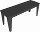 Unwasted® Connect Black Plastic Outdoor Bench-0