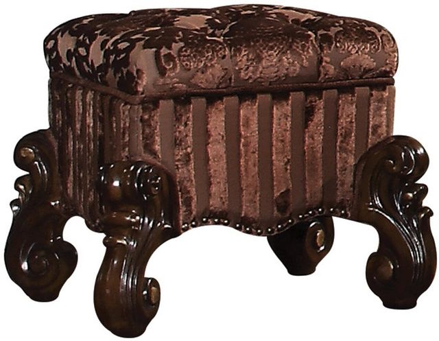 ACME Furniture Versailles Brown/Cherry Oak Vanity Stool-0