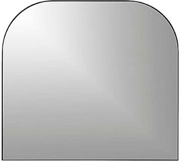 Decor-Rest® Furniture LTD Arch Black Wall Mirror