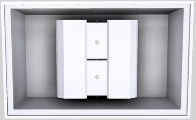 Vent-A-Hood® Designer Series 48" White Island Range Hood-2
