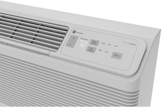 GE Zoneline® 15,000 BTU's Grey White Heat Pump-2