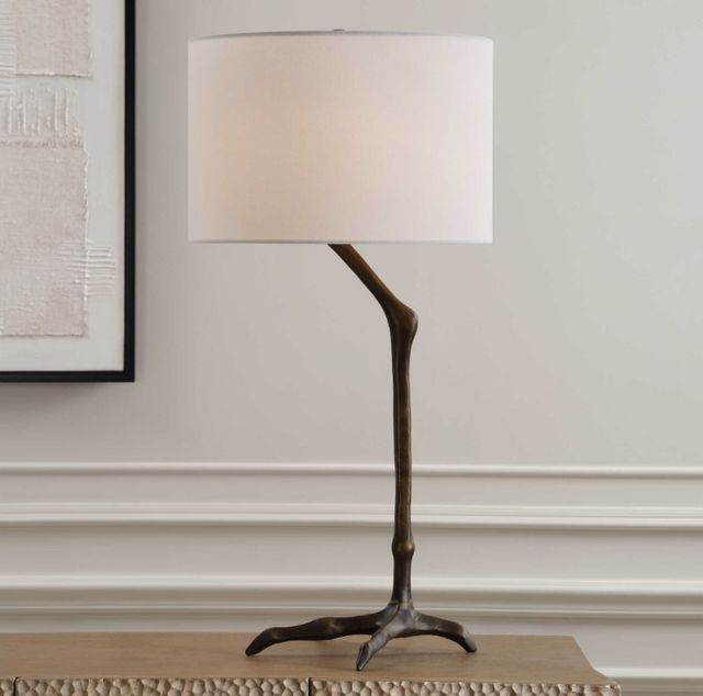 Uttermost® Perch Antique Brown Table Lamp-1
