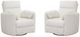 Parker House® Radius 2-Piece Mega Ivory Power Swivel Glider Recliner Set-0