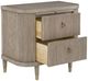 Fairfield® Customizable Everett 2-Drawer Demilune Nightstand-4