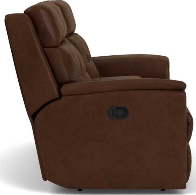 Flexsteel® Customizable Mason Reclining Loveseat with Console-2