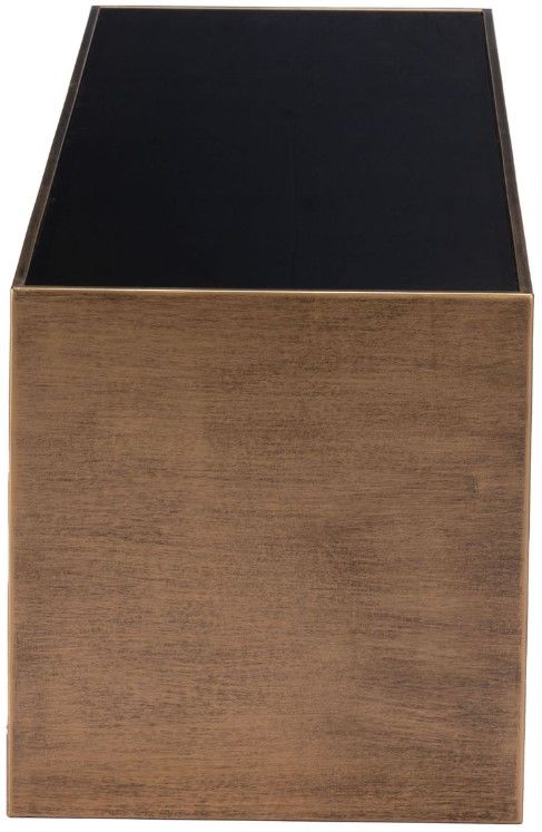 Zuo® Modern Reed Black/Brass Coffee Table-1