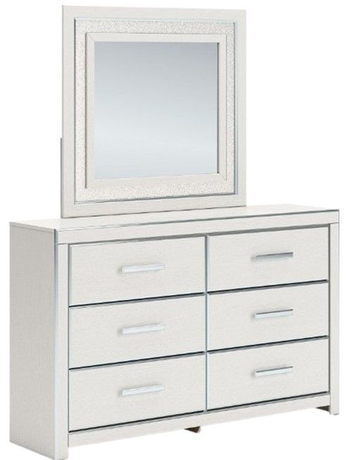 Signature Design by Ashley® Zuraleus 3-Piece White King Upholstered Panel Bedroom Set-2