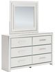 Signature Design by Ashley® Zuraleus 3-Piece White King Upholstered Panel Bedroom Set-2