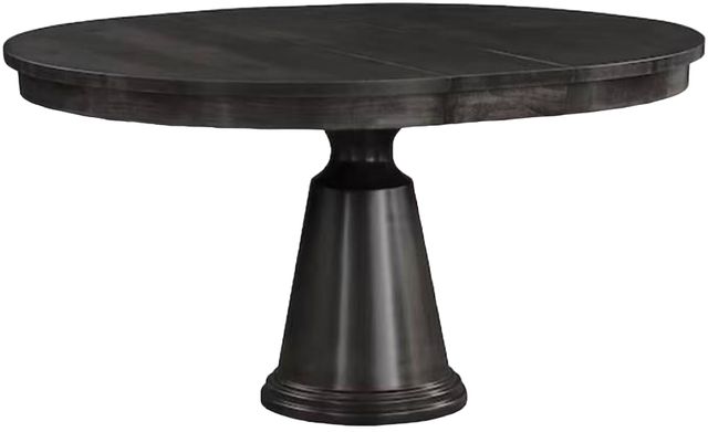 Bassett® Furniture BenchMade Origins Nichols Carbon Round Dining Table with Leaf-1