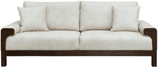 International Furniture Direct Raramuri Brown/White Sofa-2