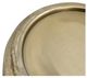 A & B Home Gold Suede Bowl-4