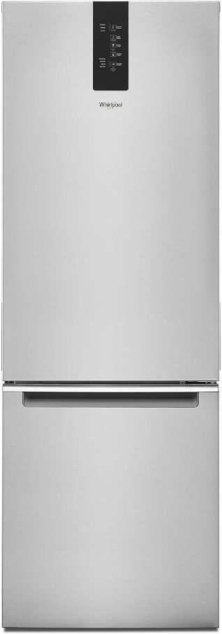 Whirlpool® 24" 13.0 Cu. Ft. Fingerprint Resistant Stainless Steel Counter Depth Bottom Freezer Refrigerator