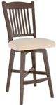 Canadel® Canadel Cognac Washed Upholstered Fixed Stool-0