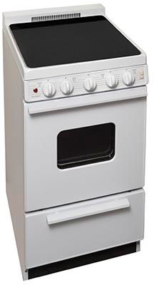 Premier 20" White Freestanding Electric Range
