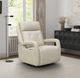 BarcaLounger® Gilbert Troy Cream Leather Power Swivel Glider Recliner-2