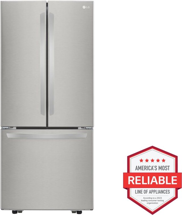 LG 30" 21.8 Cu. Ft. Stainless Steel French Door Refrigerator-1