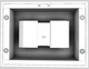 Vent-A-Hood® 36" White Contemporary Island Range Hood-2