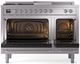 Ilve® Nostalgie II Series 48" Stainless Steel Pro Style Dual Fuel Range-1