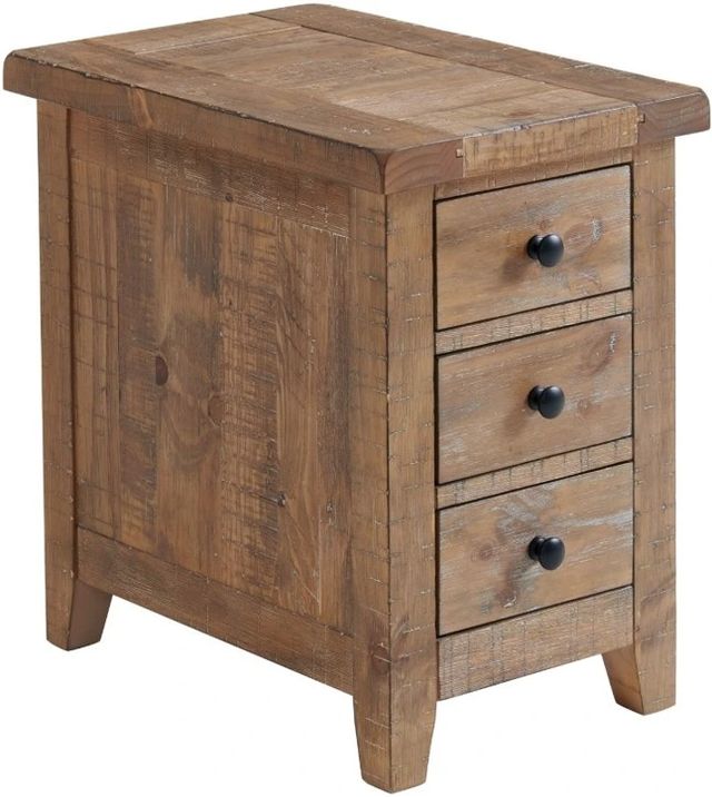 Intercon Highland Rustic Sandwash Chairside Table-0