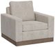International Furniture Direct Georgia Ivory Arm Chair-0