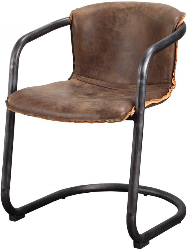 Moe's Home Collection Benedict 2-Piece Light Brown Dining Chair Set-2