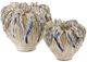 Currey & Company Tropical Crown Ivory/Reactive Blue Medium Vase-3