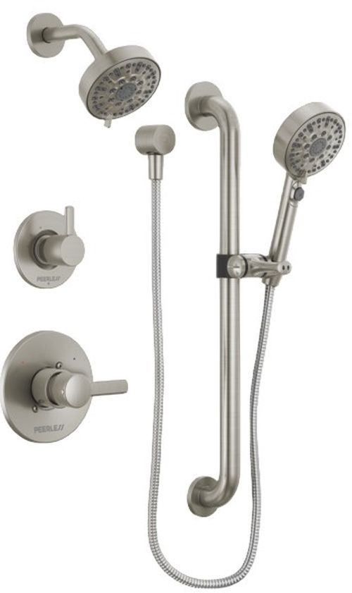  Peerless Precept® Brushed Nickel Shower and Hand Shower-0