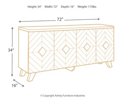 Signature Design by Ashley® Robin Ridge Two-Tone Brown Door Accent Cabinet-2