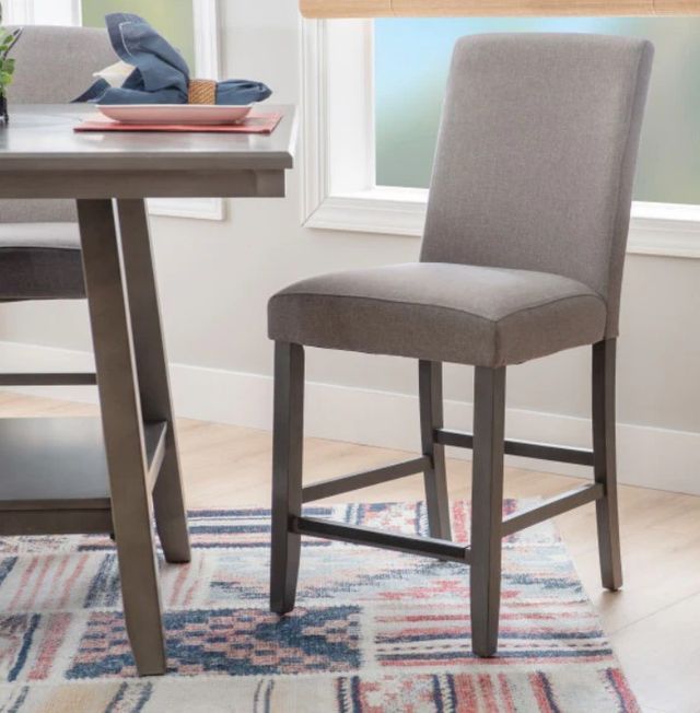 Powell® Seneca 2-Piece Gray Counter Stool Set-1