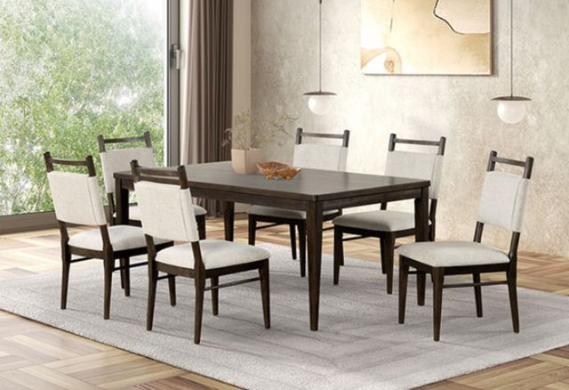 Furniture of America® Woolwich Dark Walnut Dining Table-1