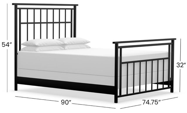 Wesley Allen Customizable Aspen California King Iron Bed-1
