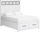 Benchcraft® Ashbryn White Queen Storage Panel Bed-0
